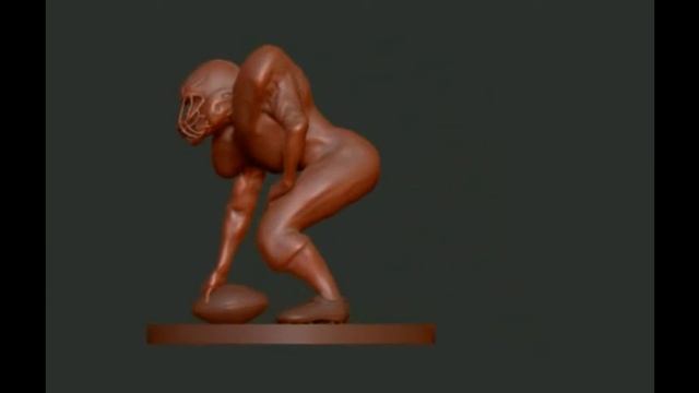 Zbrush 2019 обзор модели АМЕРИКАНСКИЙ ФУТБОЛ смотреть онлайн
