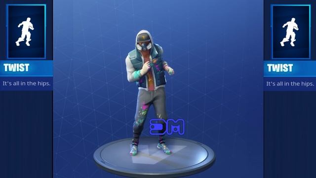 Fortnite Abstrakt Epic Performs All Dances Season 1-5