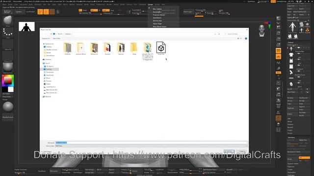 Part 7 (Import and Export) - Zbrush for beginners tutorial series смотреть онлайн