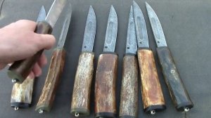 Восемь якутских ножей.