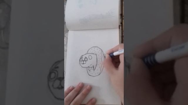 Рисуем Щенка и Пончик / Creative Art TV