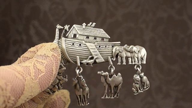 Винтажная брошь "Ноев ковчег" (JJ США) смотреть онлайн