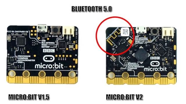 micro:bit V2 vs V1.5 - Detailed comparison & New Makecode Blocks смотреть онлайн