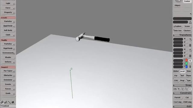 Simulation: Working with center of mass смотреть онлайн
