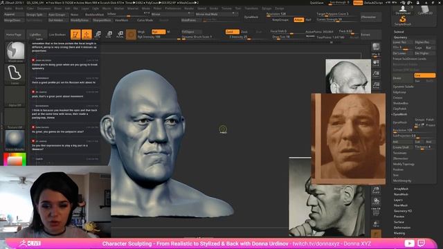 Character Sculpting - From Realistic to Stylized & Back - Donna Urdinov - Episode 6 смотреть онлайн