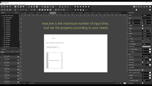 STONE Designer widgets: Text, Lable, Hscroll Label, Edit, Mledit смотреть онлайн