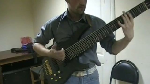Galveston UB8000 8-STRING ELECTRIC BASS. Slap. смотреть онлайн
