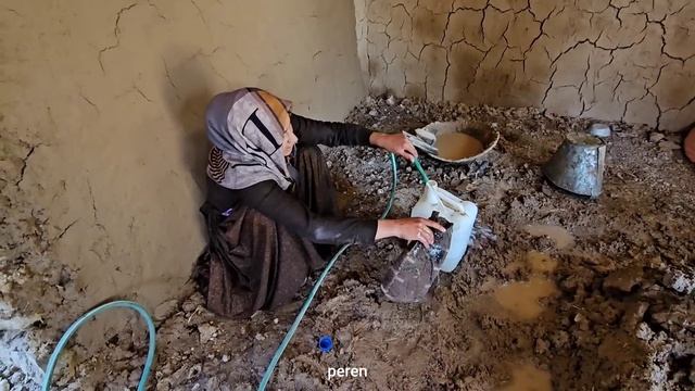 Nomadic Life: The Process Of The Family's Daily Work, Finishing Mud And Embankment(IRAN)2023