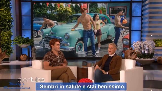 KJ Apa ospite per la prima volta da Ellen!! Cosa accadrà? || SUB-ITA смотреть онлайн