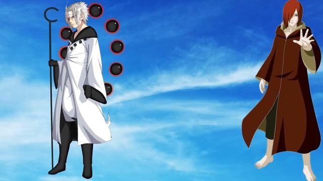 Sasuke + Mangekyou Sharingan + Ten-tailed Power + Rinnegan 6 Ways Against The Old Pers Naruto 😍