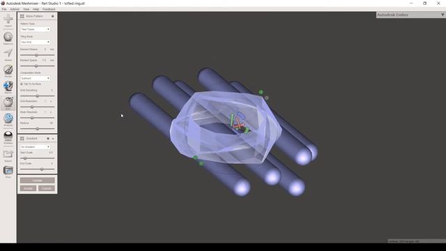 Modelling 3D Printed / Investment Cast Rings - Part 4 (Meshmixer Sculpt & Pattern Tool) смотреть онлайн