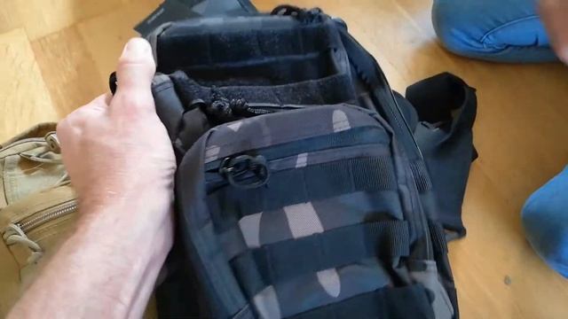 Brandit US Cooper EveryDayCarry Sling - Quick Hands-On/Unboxing Auf Deutsch/german