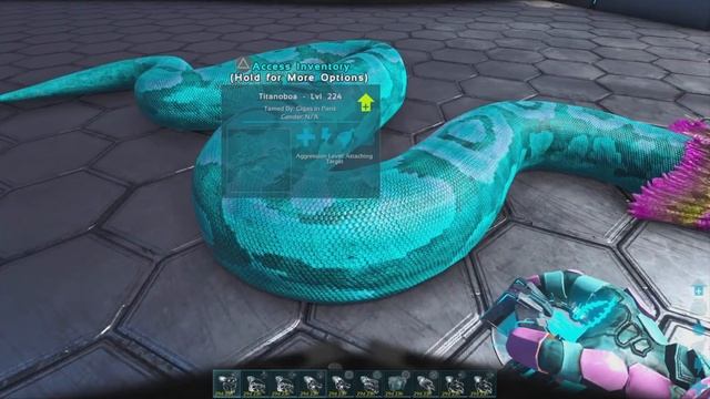 Ark Cotton Candy Titanoboa