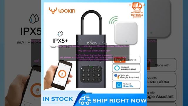 1005005307178685 Key Safe Tuya Smart Key Lock Box Password Bluetooth Wireless Wifi Digi
