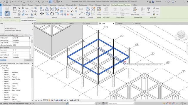 Revit: Girders Beams & Joists смотреть онлайн