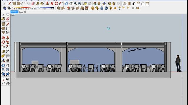 SketchUp'tan Photoshop'a ölçekli çizim göndermek. смотреть онлайн
