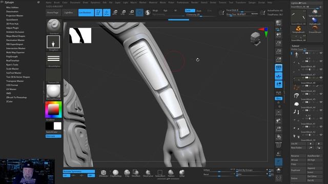 Easy Armor in ZBrush 2021.6 смотреть онлайн