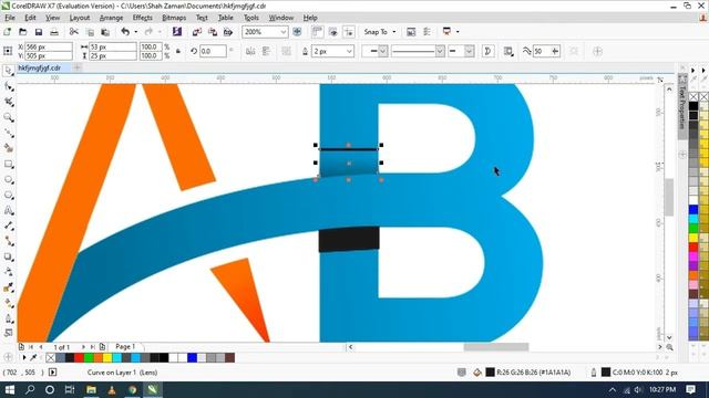 AB Logo Design - CorelDraw #4 смотреть онлайн