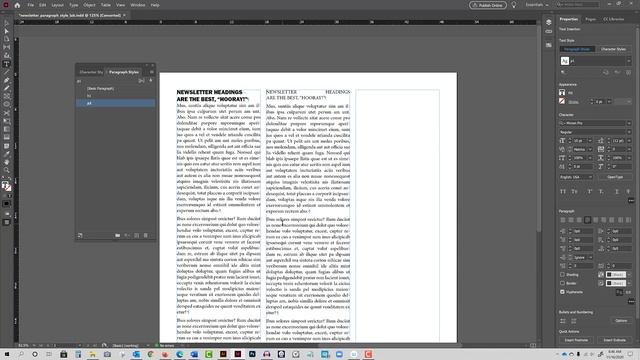 Creating Paragraph Styles in Adobe InDesign смотреть онлайн