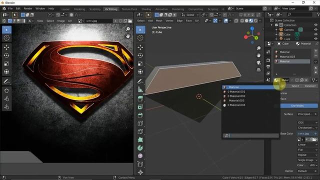 I made Superman LOGO with Blender | SIMPLE VFX смотреть онлайн