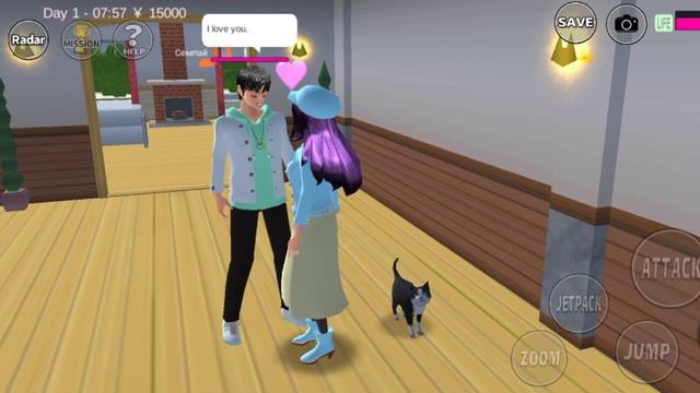 Как завести семью? и с возвращением в Sakura school simulator 😃😁♠🥑♥ смотреть онлайн