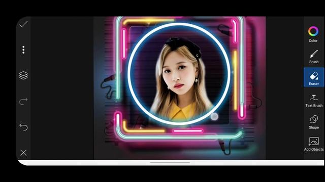 How To Edit Like Neon Cyberpunk Effect In PicsArt  #picsart