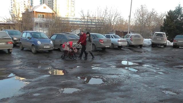 18.03.2015 г. Ямы на дороге у Танкового училища ул. Бутырская 03523 смотреть онлайн