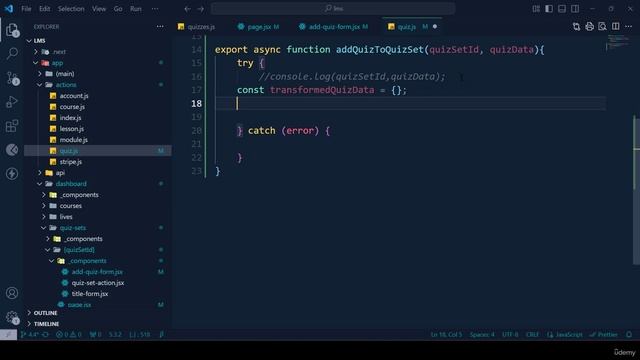 145 -Create Course Quiz Option Part 8 смотреть онлайн