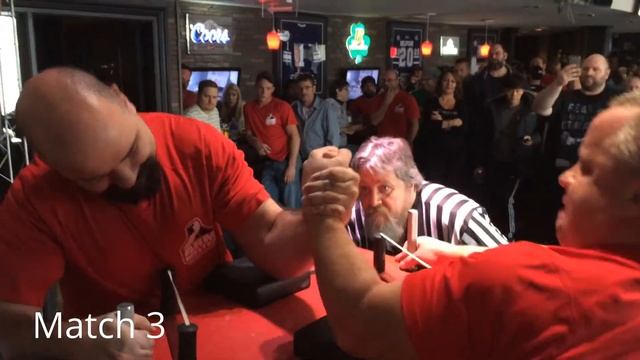 2017 GTA Armwrestling Championships - John Milne Vs Jeff King (left hand) смотреть онлайн