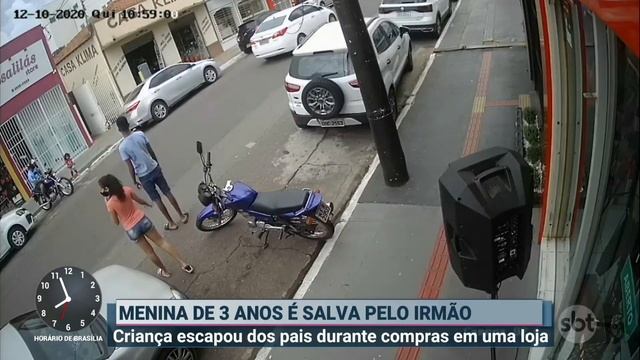 Menina De 3 Anos Quase Sofre Atropelamento E é Salva Pelo Irmão | Primeiro Impacto (14/12/20)