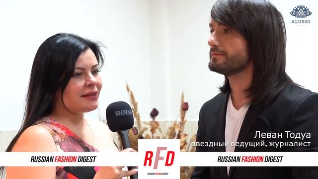 Интервью с Леваном Тодуа для канала RFD и журнала Alusso Magazine смотреть онлайн