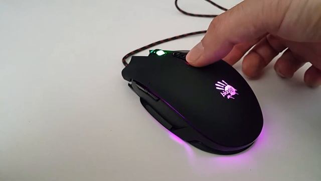 A4Tech Bloody Q80 네온 X'GLIDE 게이밍 마우스 LED смотреть онлайн
