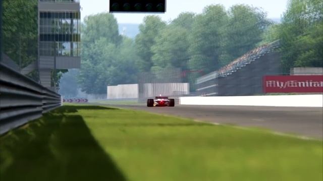 F1 1997 Williams FW19 vs Bugatti Chiron at Monza Circuit смотреть онлайн