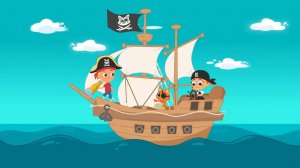 ИГРАЕМ В ПИРАТОВ | Приключения котёнка Кнопы и друзей 🐾⚓