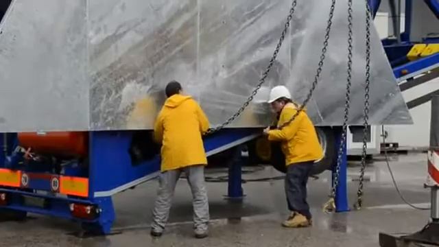 Sisco Marcantonini Mobile concrete batching plant 45/60 смотреть онлайн