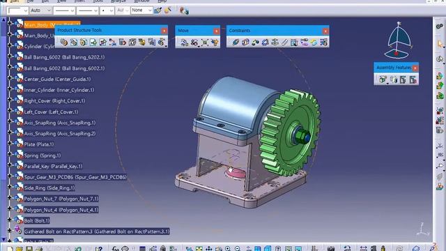 CATIA V5 6R2017 Sketcher - 4. Catia 초기화면Interface 구성요소 및 Catia Performance 조절 смотреть онлайн