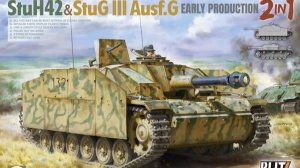 Распаковка Takom 1/35 8009 StuH42&StuG III Ausf.G Early Production (2in1)