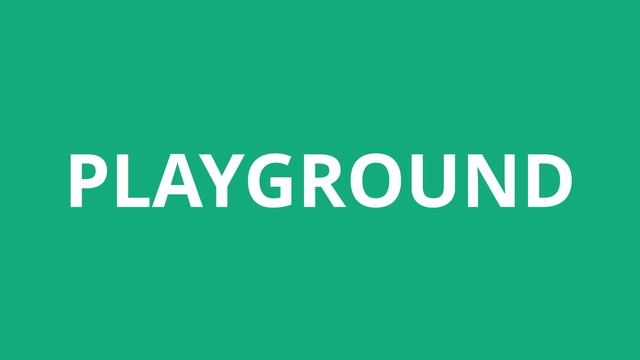 How To Pronounce Playground - Pronunciation Academy смотреть онлайн