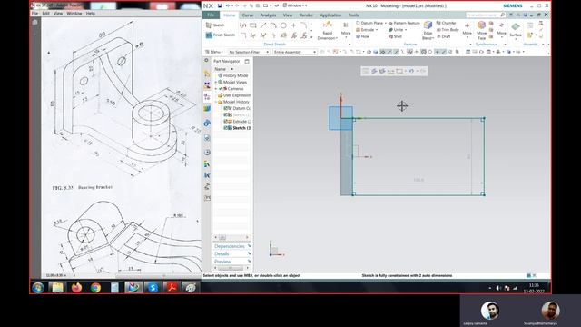 Siemens NX CAD tutorial video 1 смотреть онлайн