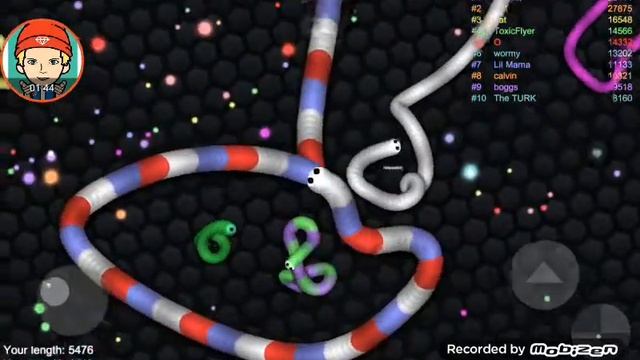 Slither.io #3 rooben 7 - ой
