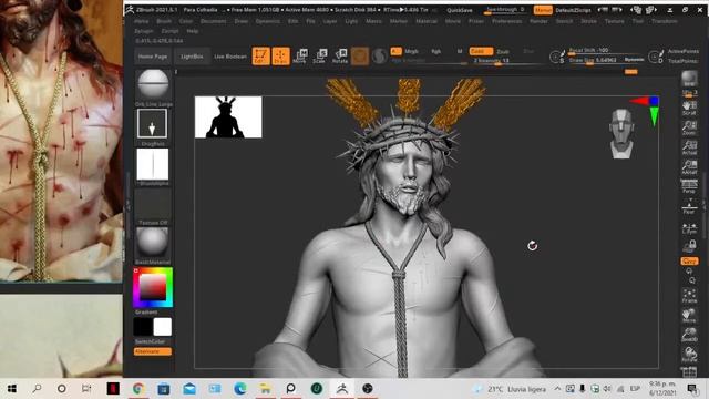 Sculpting Details - Sacred Art - Zbrush 2021 смотреть онлайн
