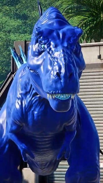 TREX SPINOSAURUS CARNOTAURUS INDORAPTOR DINOSAURS FIGHTING JURASSIC WORLD EVOLUTION #shorts