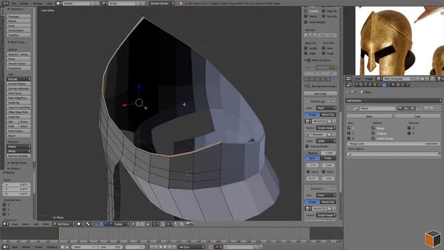Blender 3D - Modeling #32 Helmet смотреть онлайн