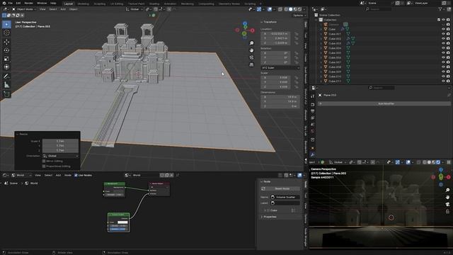 Creating Ancient Temple Blender 4.1.0 смотреть онлайн