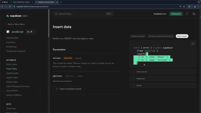 21.-Insert-Bulk-Entries-Into-Supabase-Database смотреть онлайн