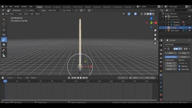 Blender Lightsaber Tutorial :- Quick Saber Materials смотреть онлайн