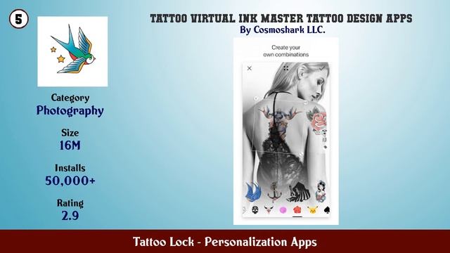 Top 10 Tattoo Lock Android App смотреть онлайн