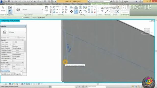 how to create curtain wall in Revit tamil tutorials смотреть онлайн