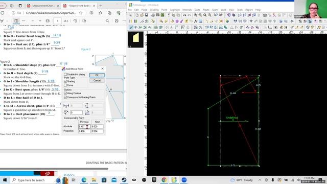 Draft Sloper in Tuka CAD Figure 2 смотреть онлайн