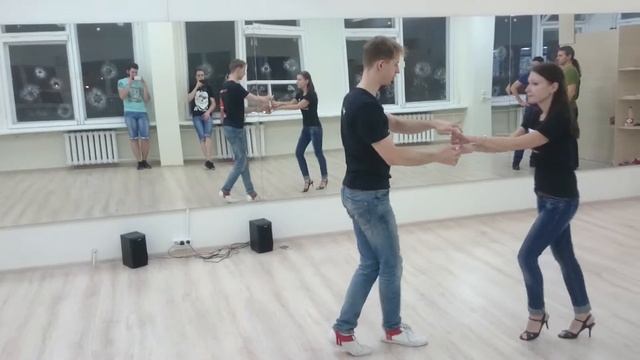 Сальса связка - младшая группа - январь #1 смотреть онлайн